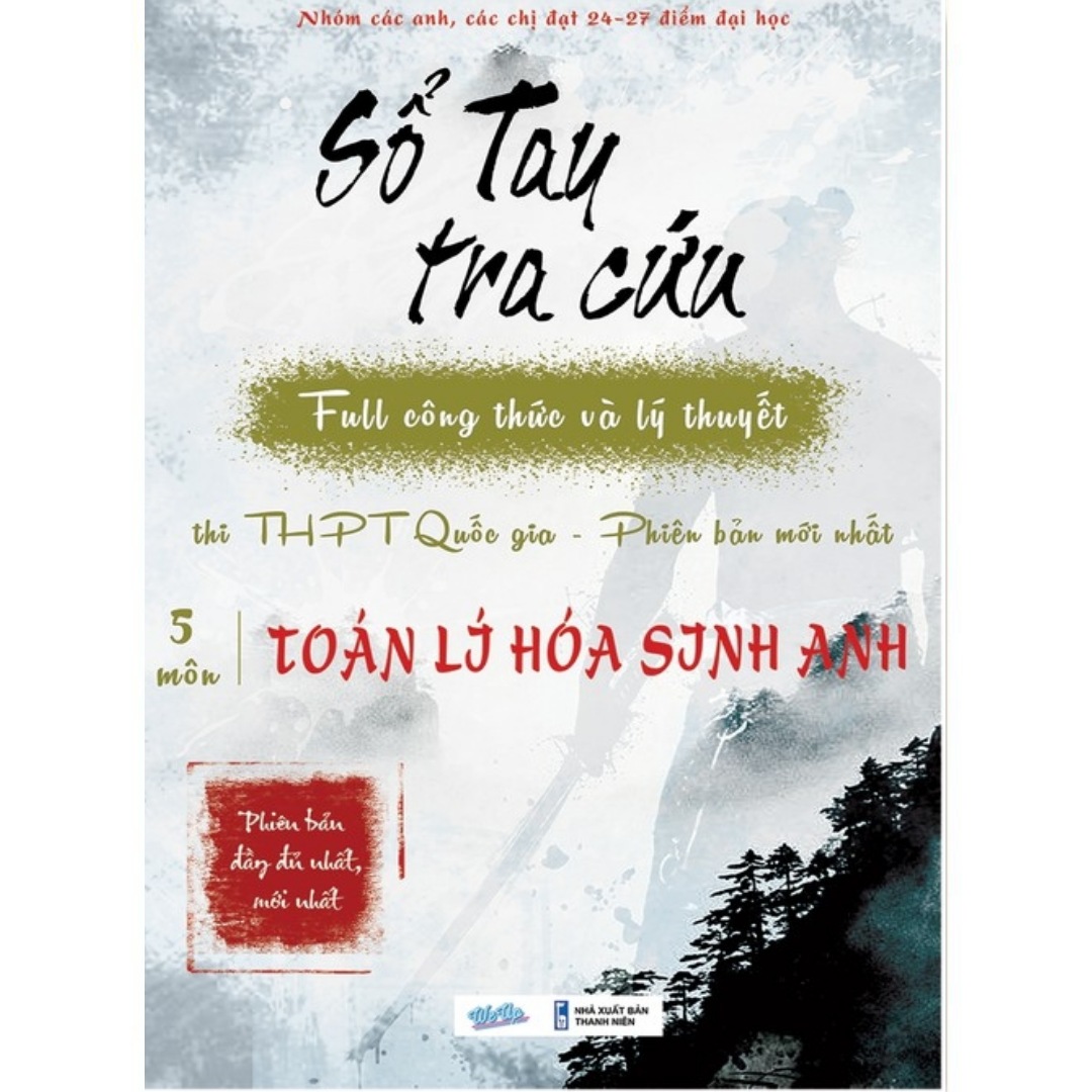 SỔ TAY TỰ NHIÊN ( 5 MÔN TOÁN - LÝ - HOÁ - SINH - ANH )